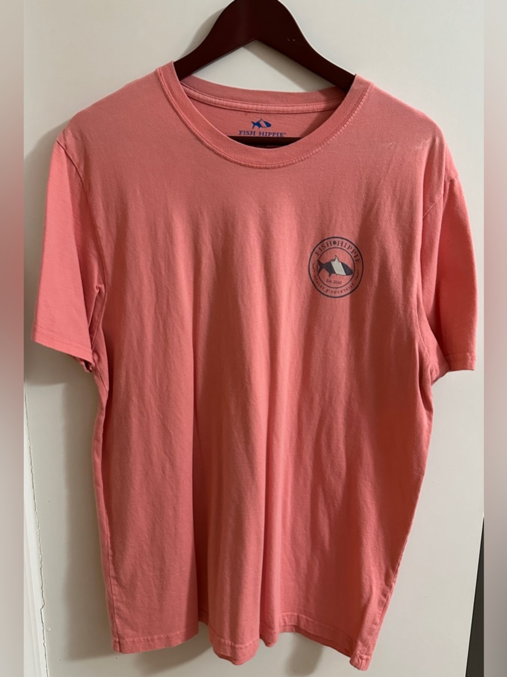 Fish Hippie Women's Coral Short-Sleeve Logo Tee